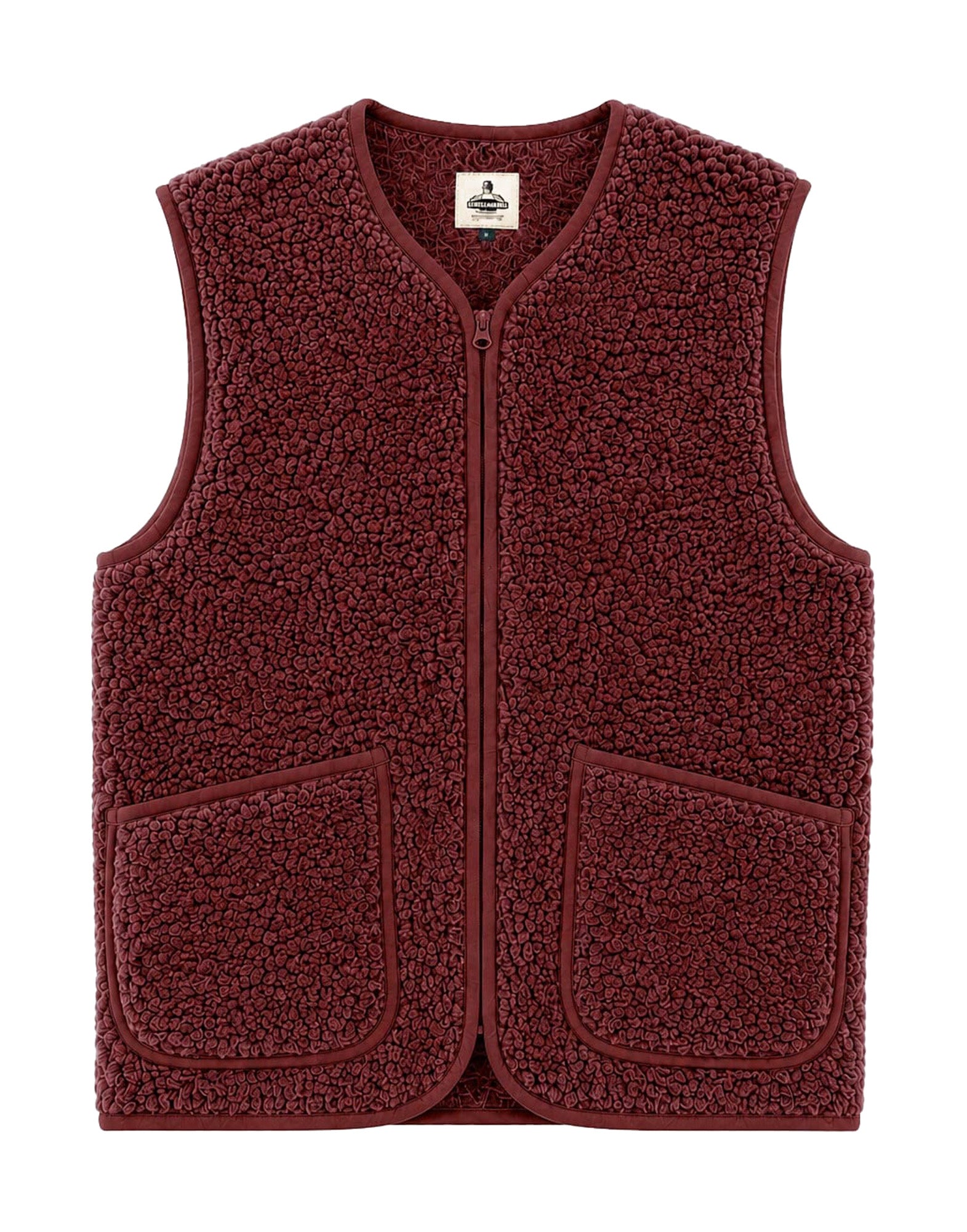 COLDBREAKER Gilet Pepitko in Lana Merino Cherry