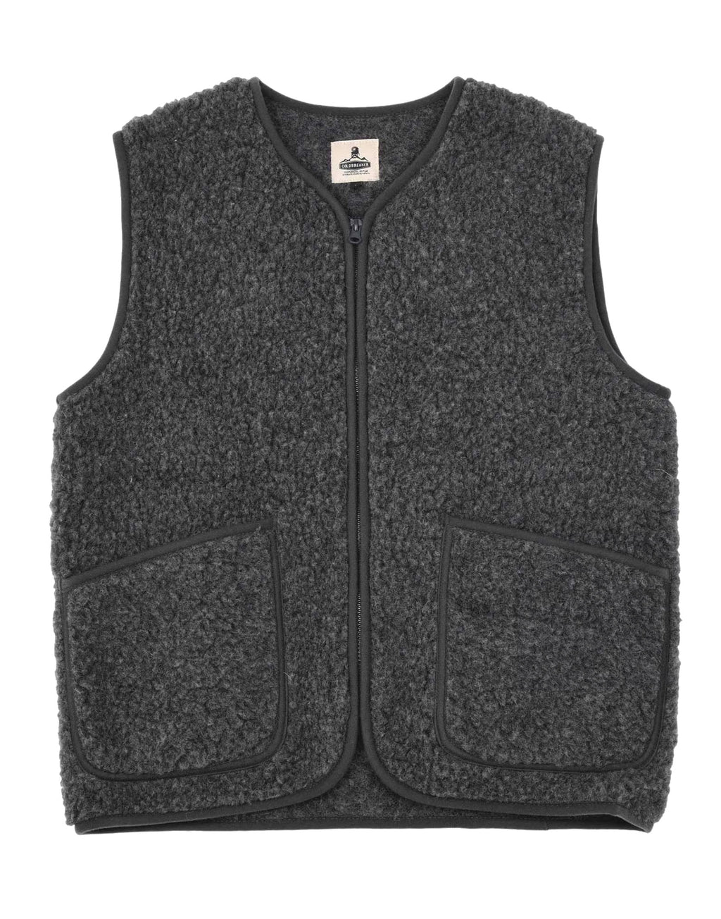 COLDBREAKER Gilet Pepitko in Lana Merino Graphite