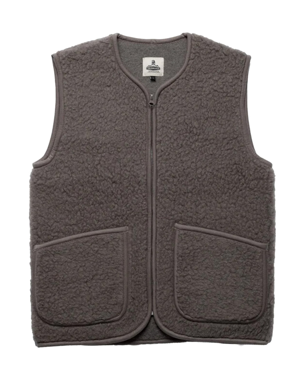 COLDBREAKER Gilet Pepitko in Lana Merino Mouse