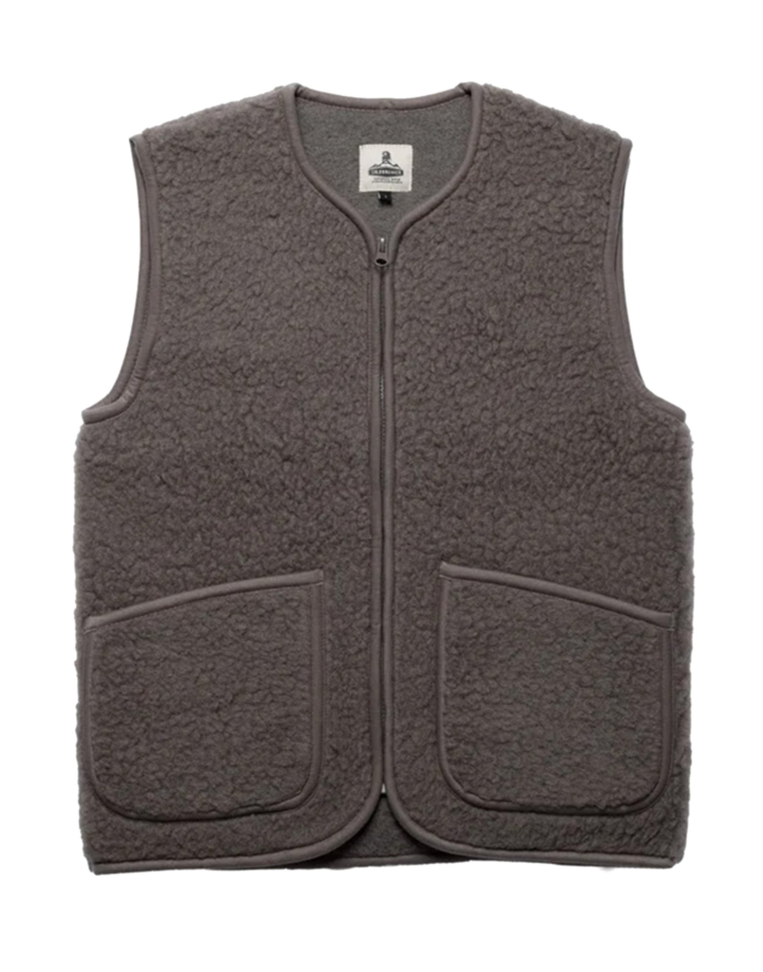 COLDBREAKER Gilet Pepitko in Lana Merino Mouse