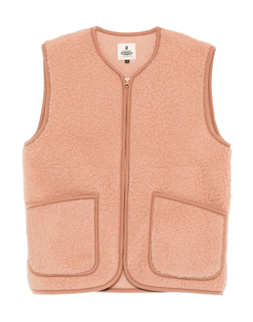 COLDBREAKER Gilet Pepitko in Lana Merino Rugby Tan