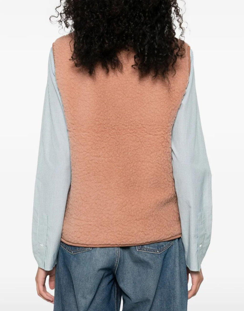 COLDBREAKER Gilet Pepitko in Lana Merino Rugby Tan