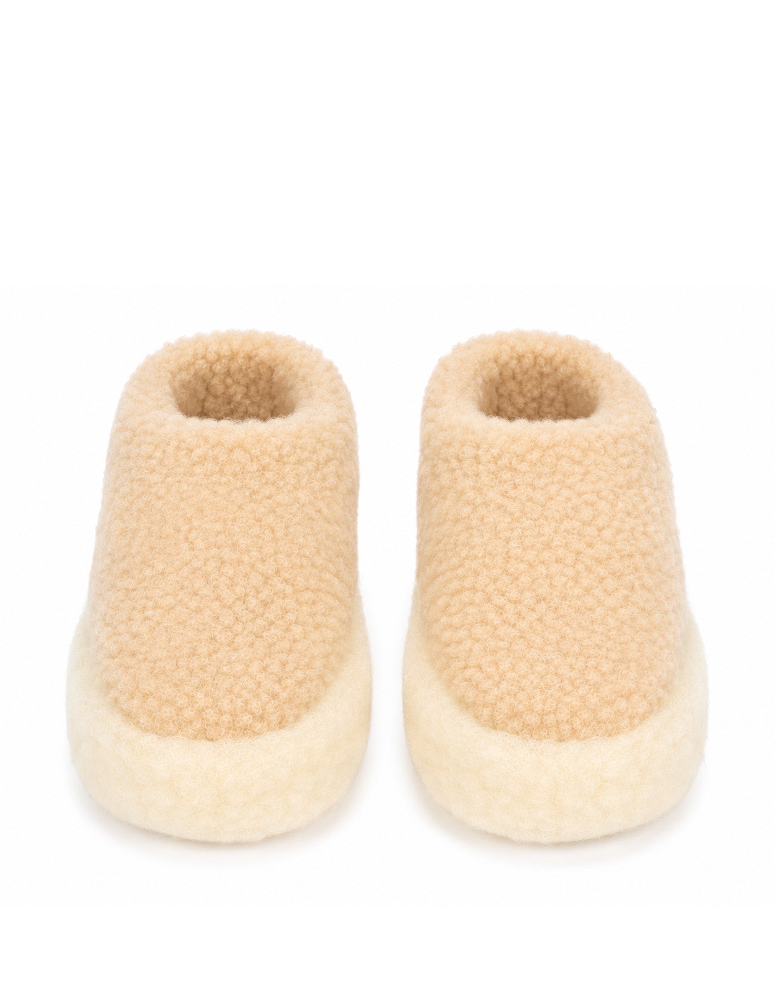 COLDBREAKER Pantofole Siberia in Lana Merino Beige