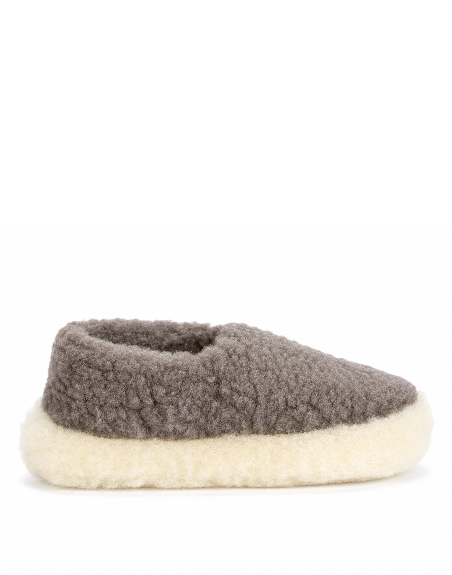 COLDBREAKER Pantofole Siberia in Lana Merino Mouse