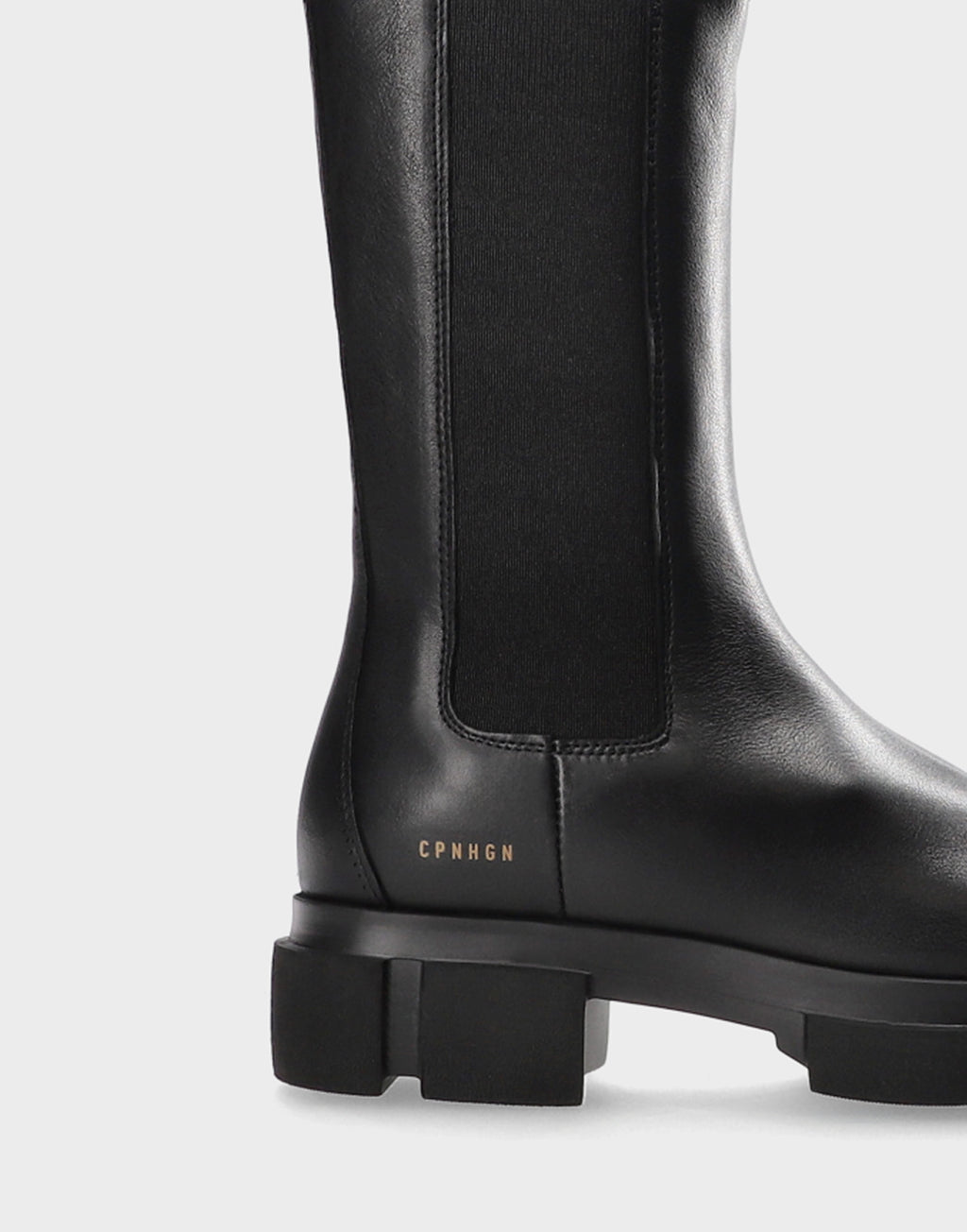 COPENHAGEN Chelsea Boots in Pelle Nera