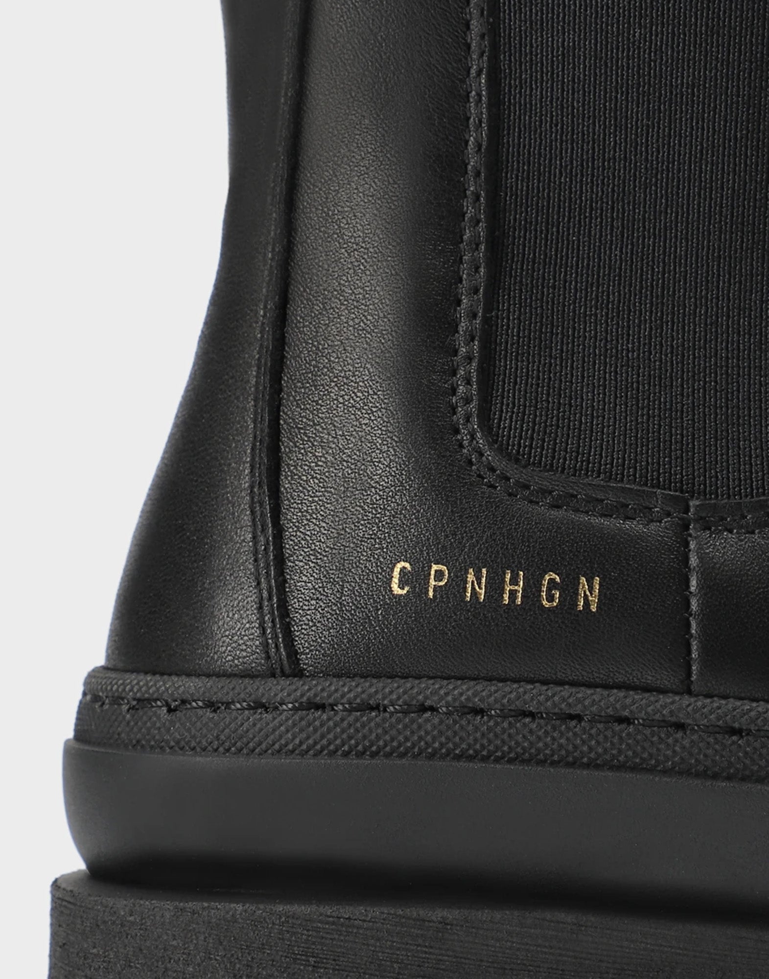 COPENHAGEN Chelsea Boots in Pelle Nera