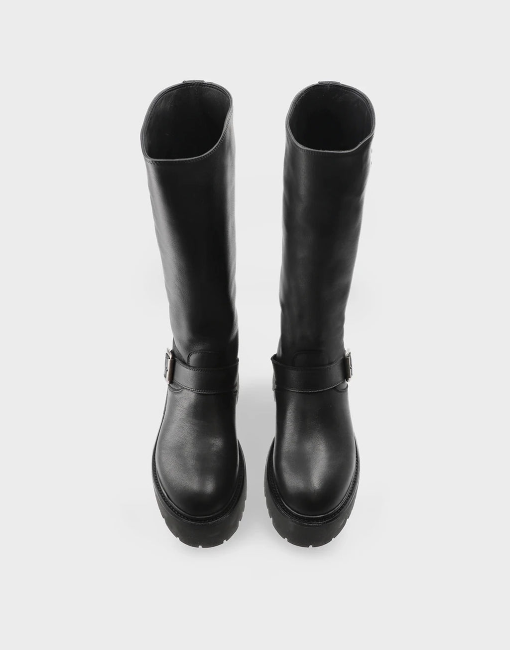 COPENHAGEN Stivali Biker in Pelle Nera
