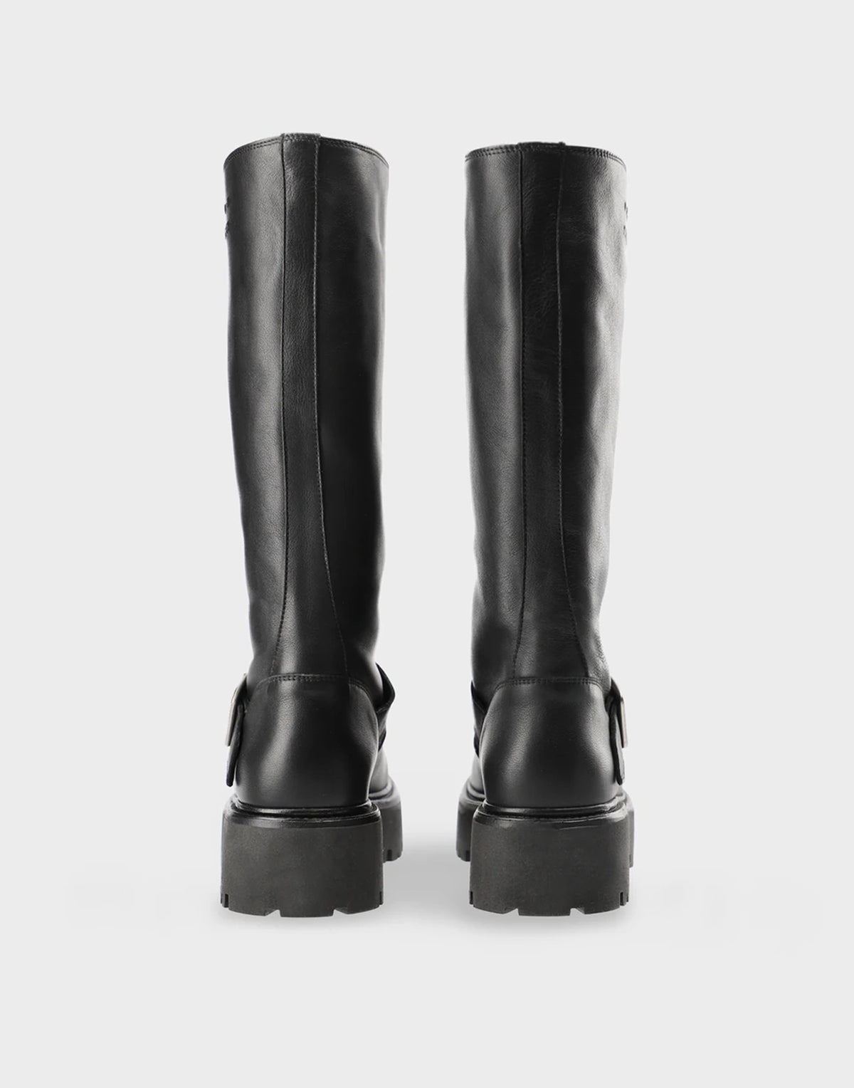COPENHAGEN Stivali Biker in Pelle Nera