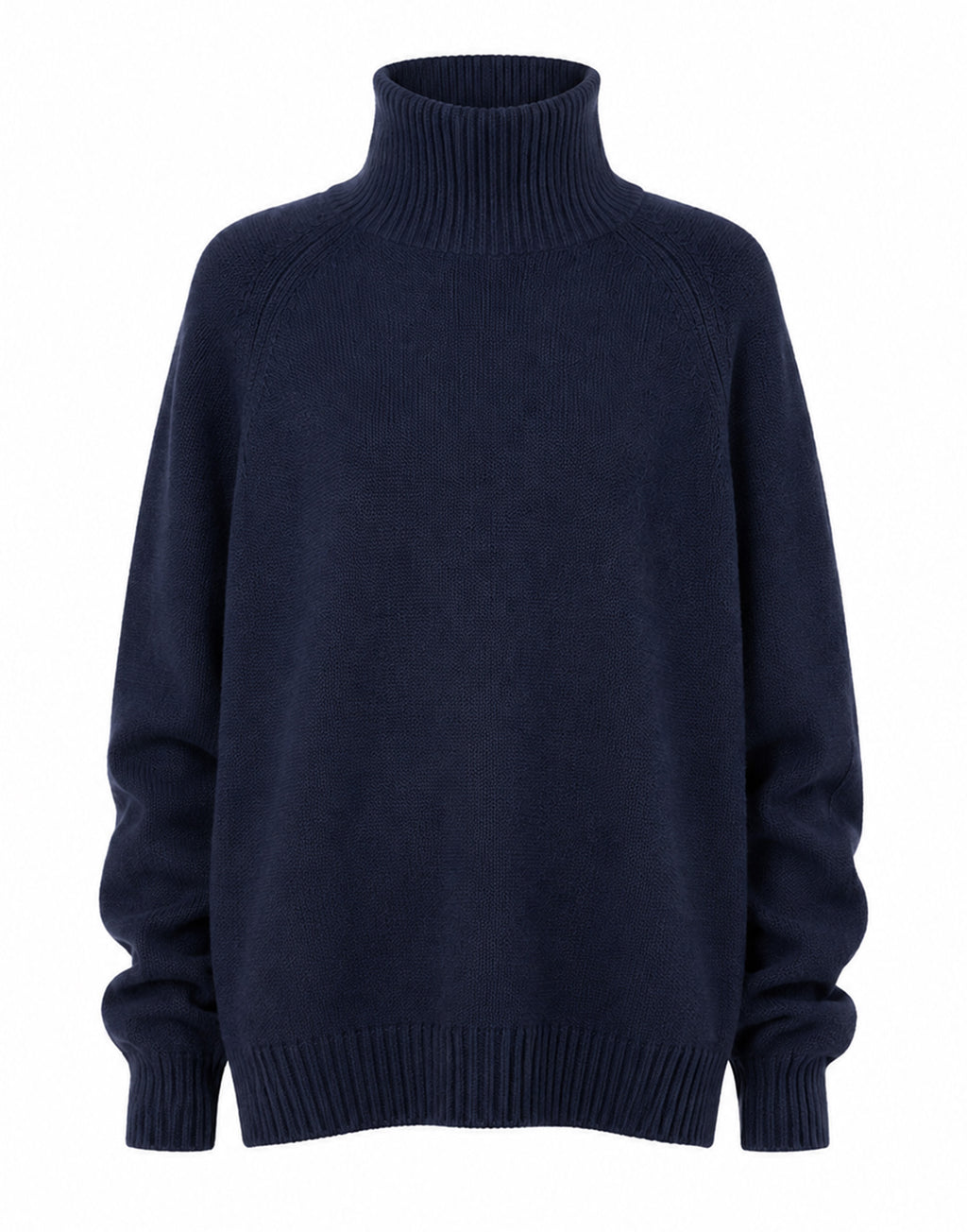 DANIELE FIESOLI Maglia Collo Vulcano in Cashmere Blu