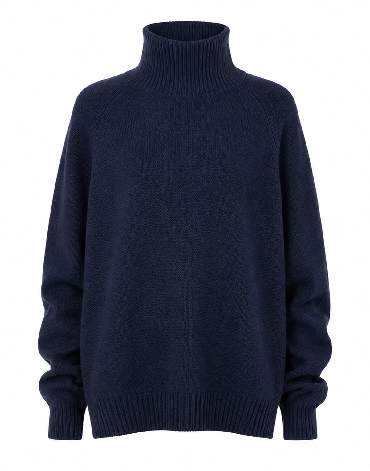 DANIELE FIESOLI Maglia Collo Vulcano in Cashmere Blu
