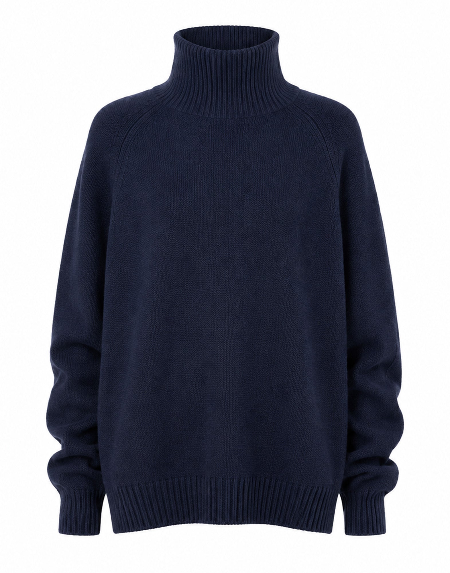DANIELE FIESOLI Maglia Collo Vulcano in Cashmere Blu