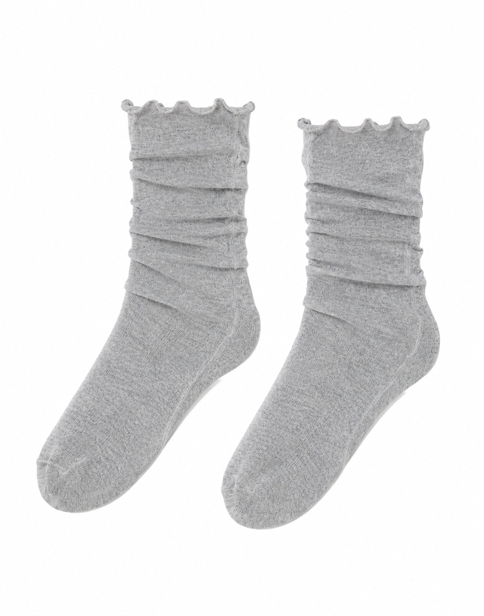 DANIELE FIESOLI Calzini in Misto Cashmere Grigio Melange