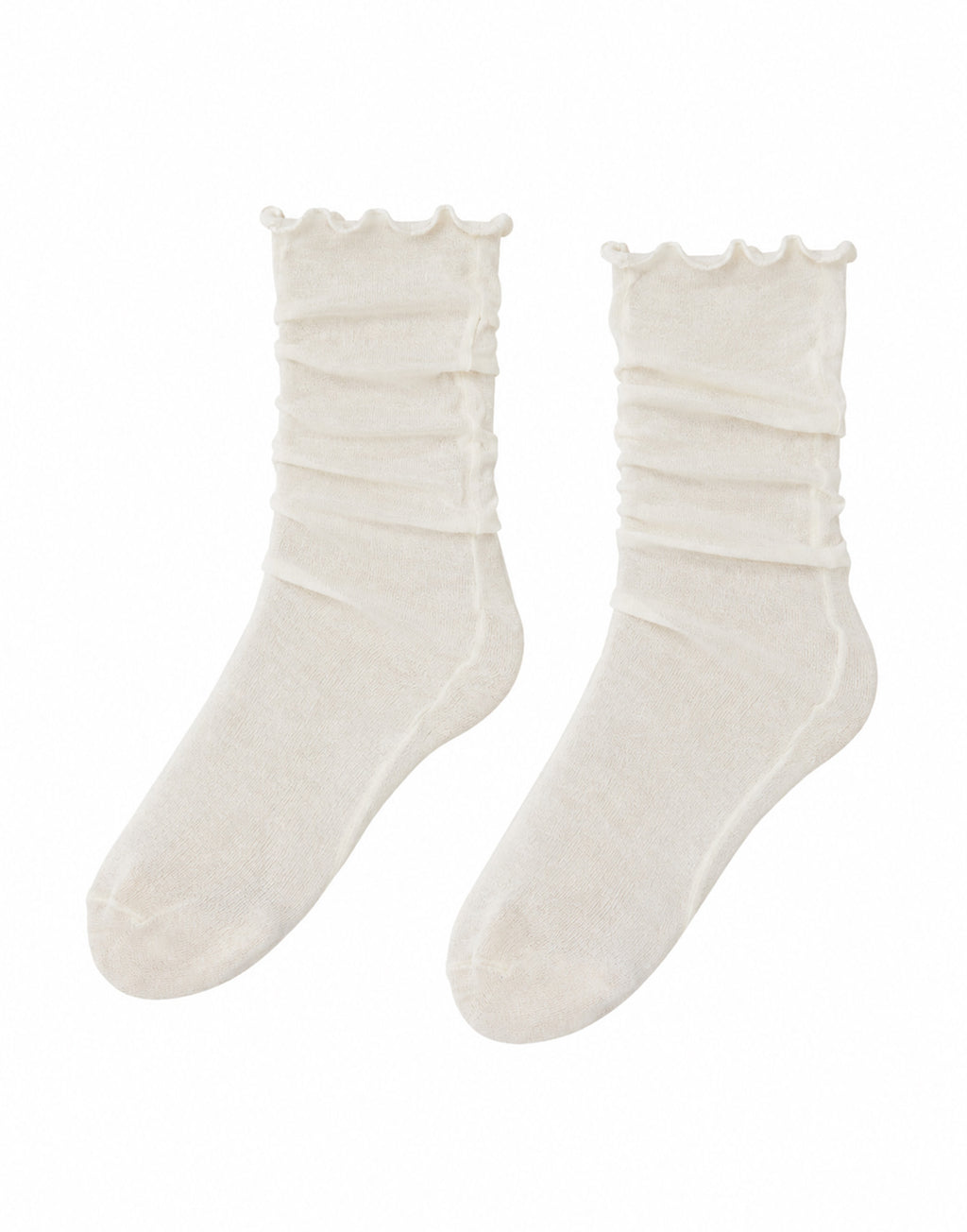 DANIELE FIESOLI Calzini in Misto Cashmere Grigio Panna