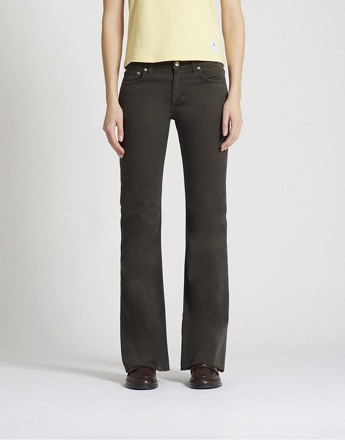 DEPARTMENT FIVE Pantaloni Apex Bootcut In Bull Stretch Moro