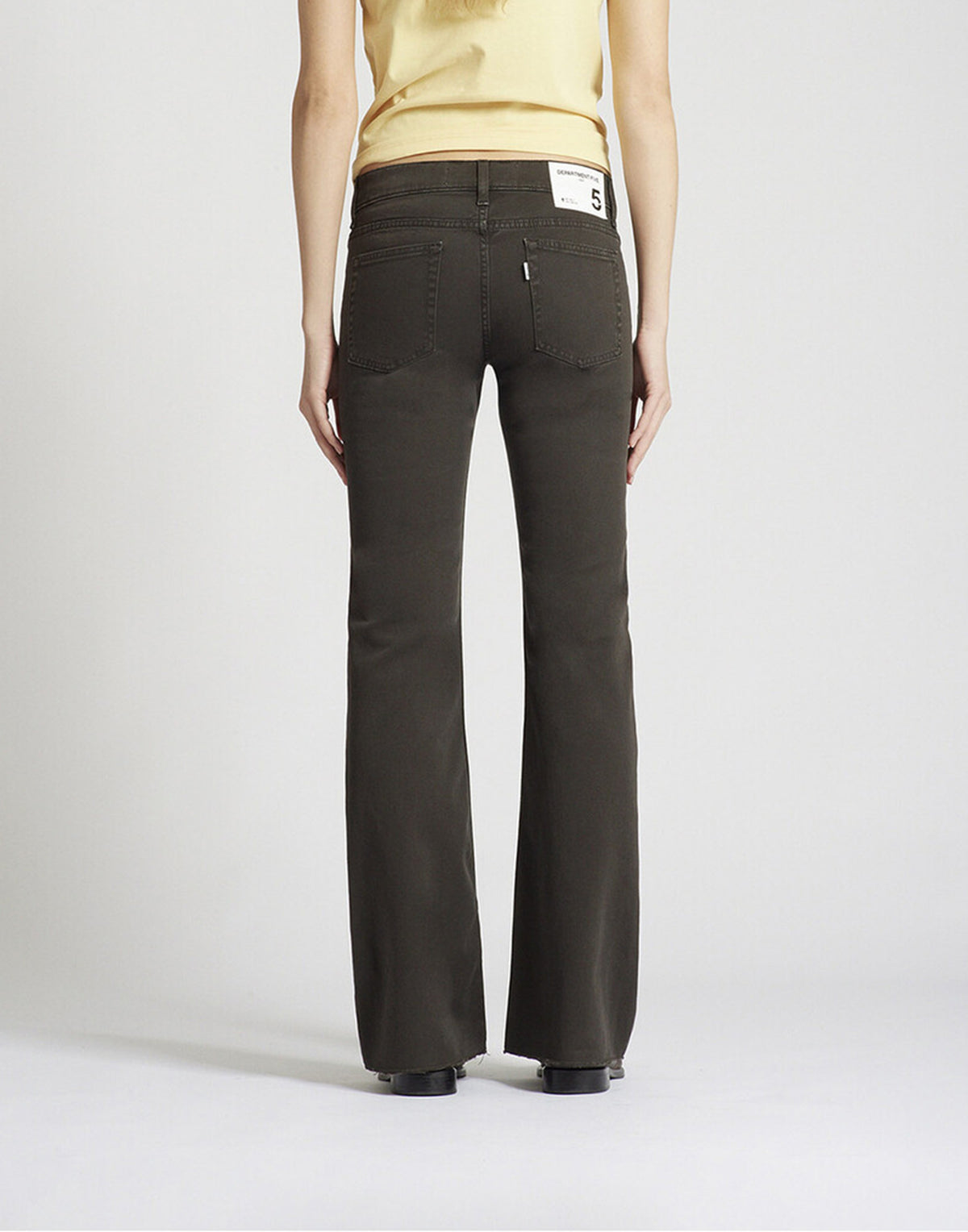 DEPARTMENT FIVE Pantaloni Apex Bootcut In Bull Stretch Moro