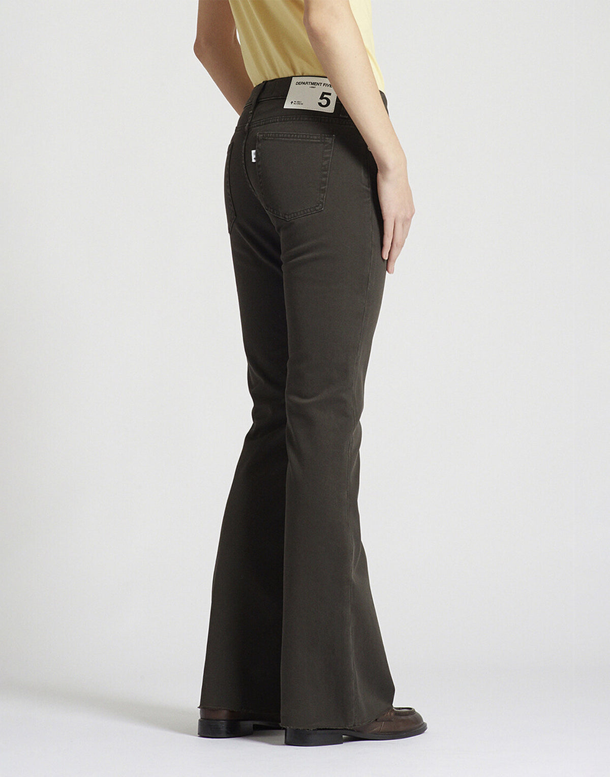DEPARTMENT FIVE Pantaloni Apex Bootcut In Bull Stretch Moro
