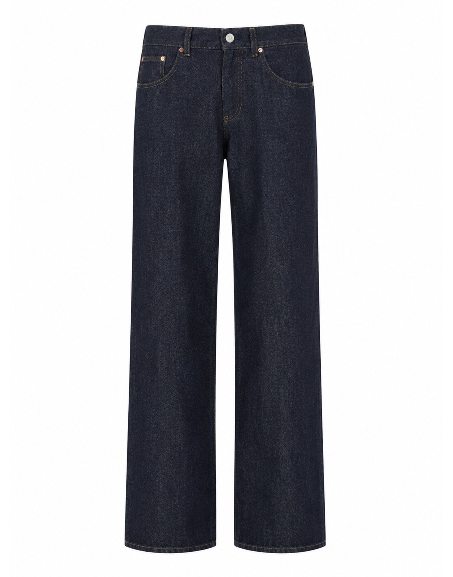 DEPARTMENT FIVE Pop Jeans Wide Leg in Denim Blu