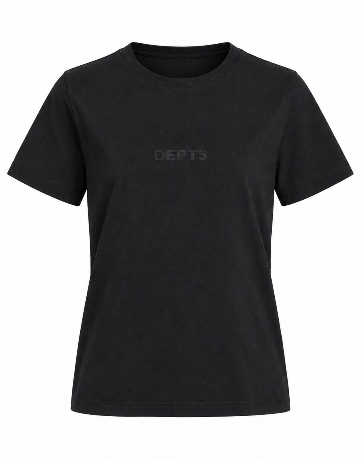 DEPARTMENT FIVE T-Shirt in Cotone Organico con Stampa Logo Nero