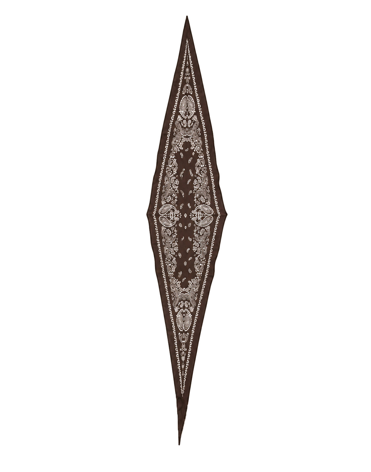DESTIN Bandana Paisley in Modal e Cashmere Choco