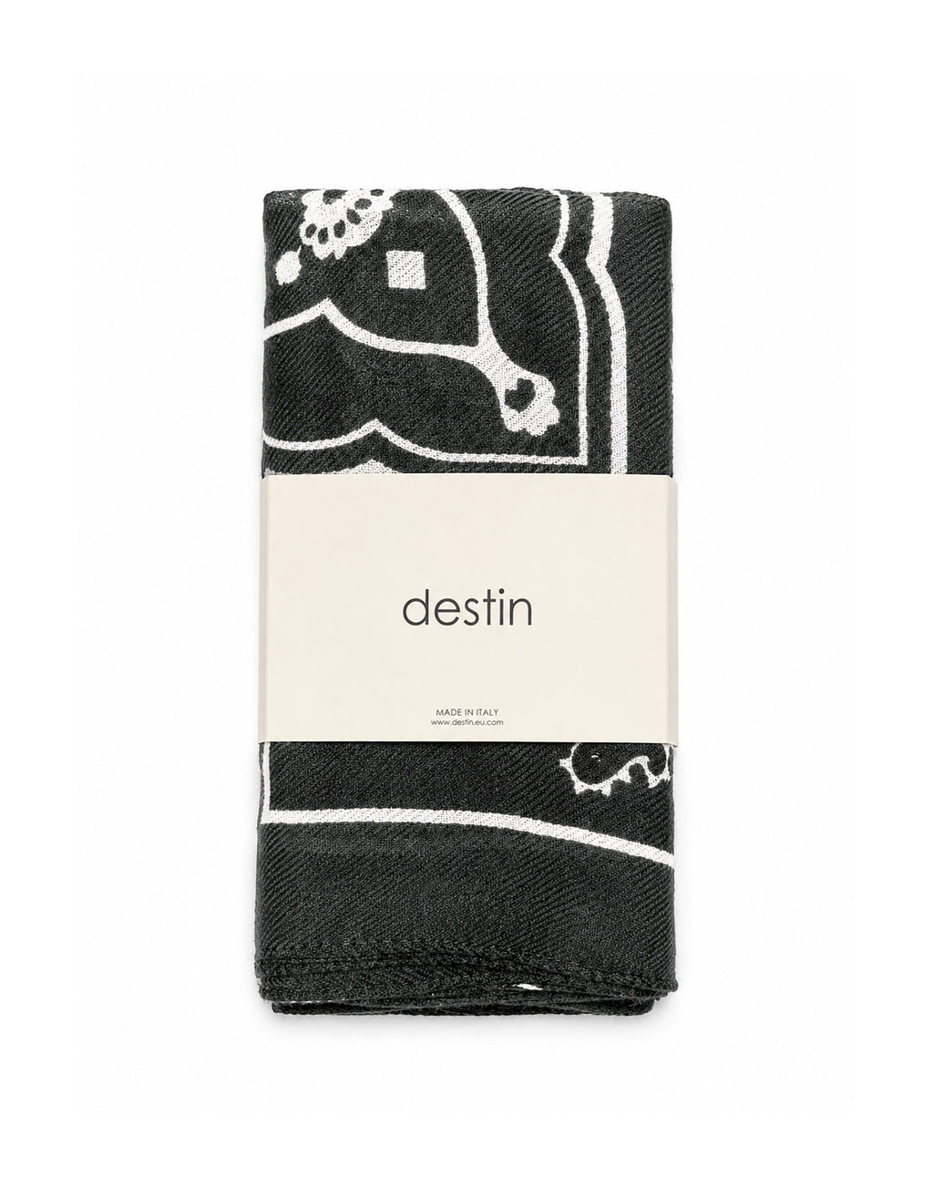 DESTIN Pamila Bandana in Lana e Cashmere Bosco