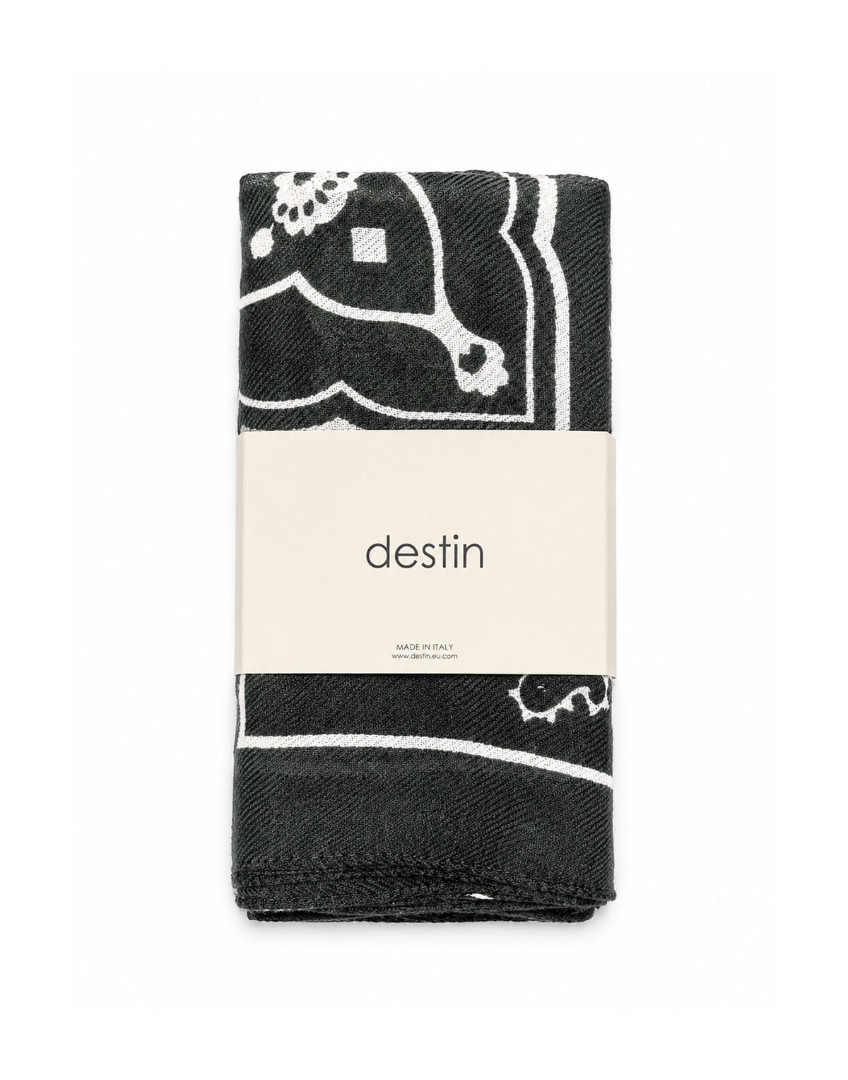 DESTIN Pamila Bandana in Lana e Cashmere Bosco