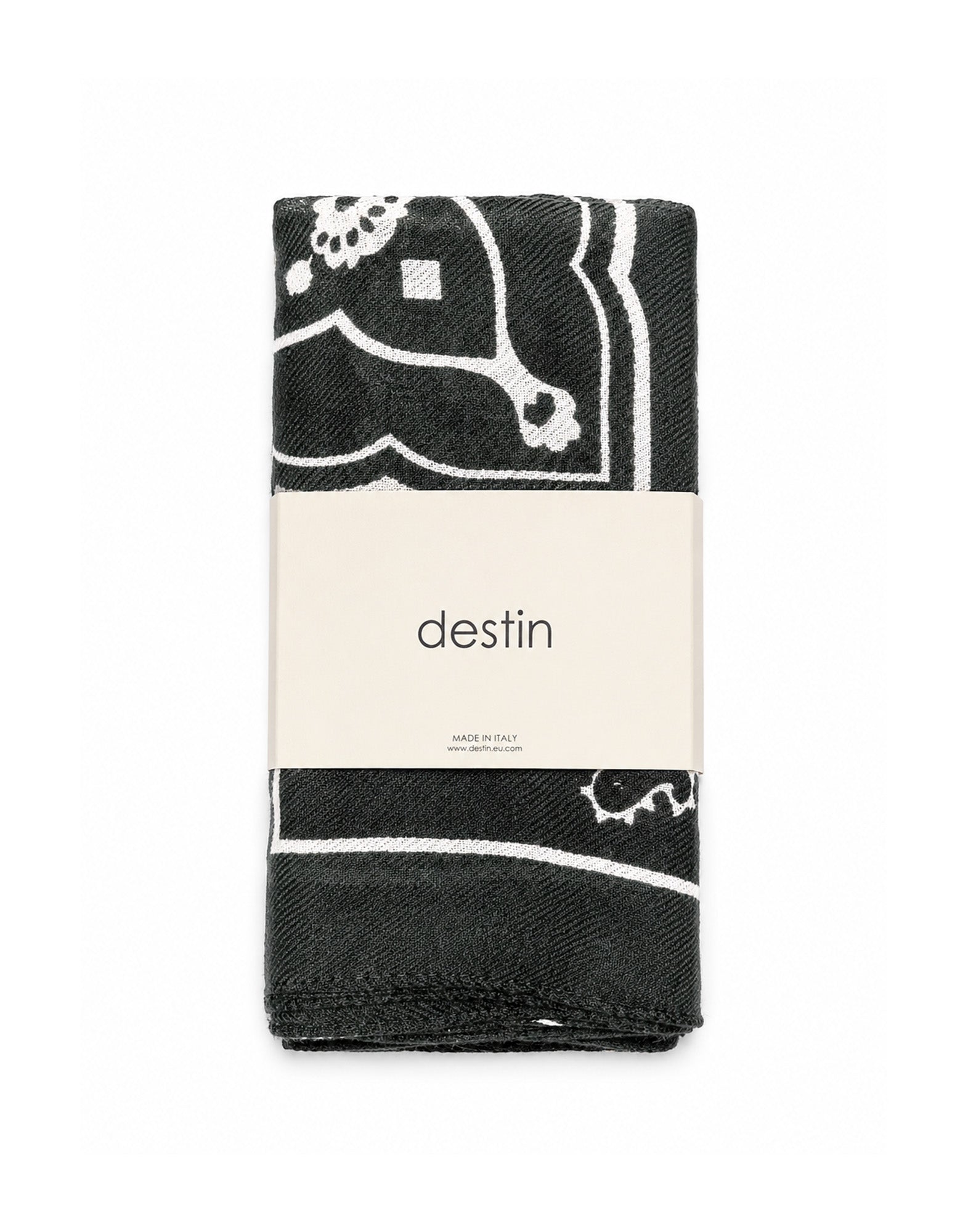 DESTIN Pamila Bandana in Lana e Cashmere Bosco