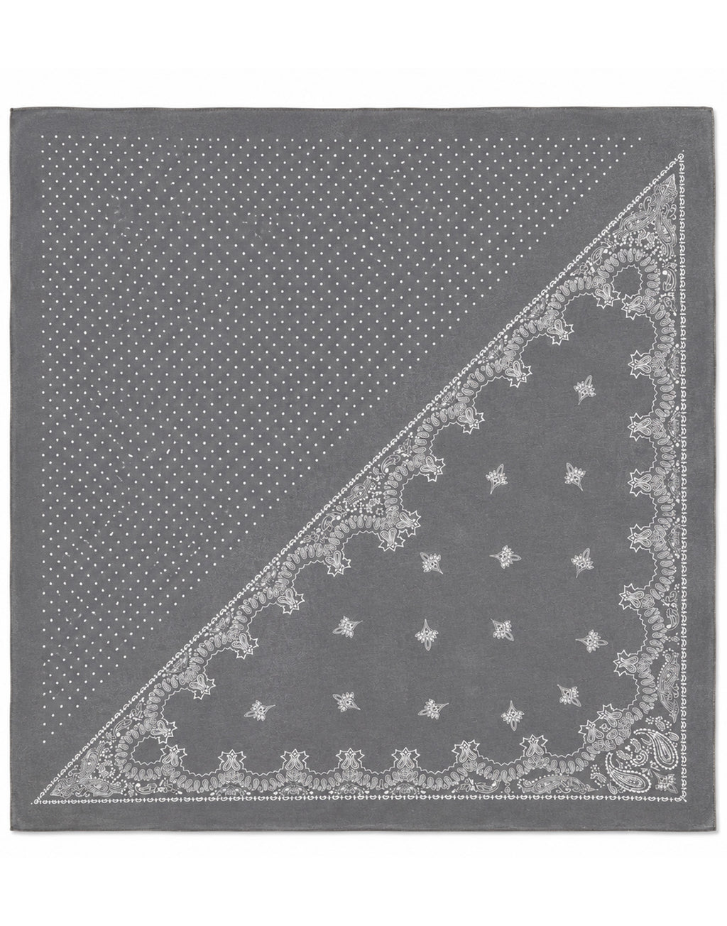 DESTIN Foulard Triangolo in Lana Double-Face Lava
