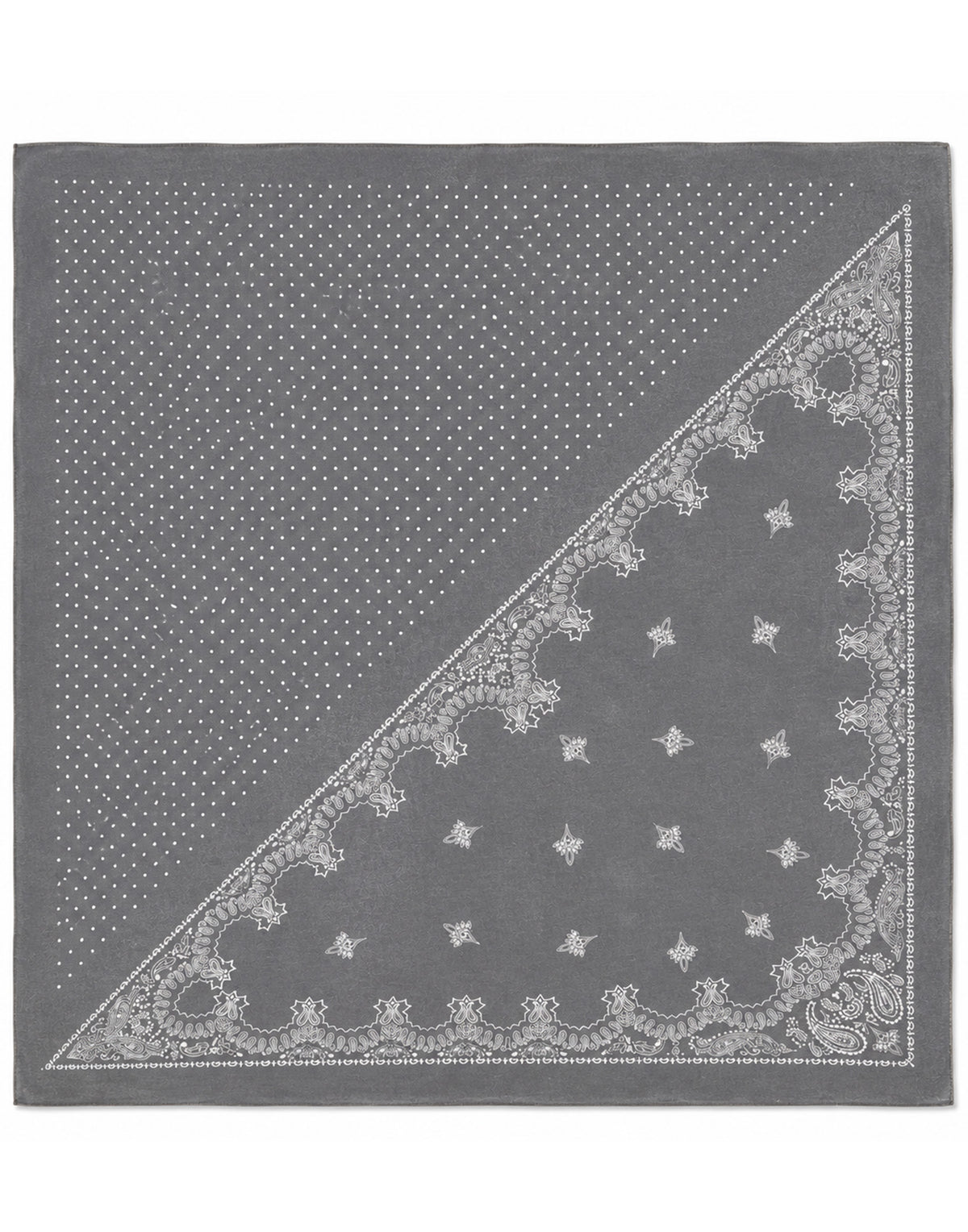 DESTIN Foulard Triangolo in Lana Double-Face Lava