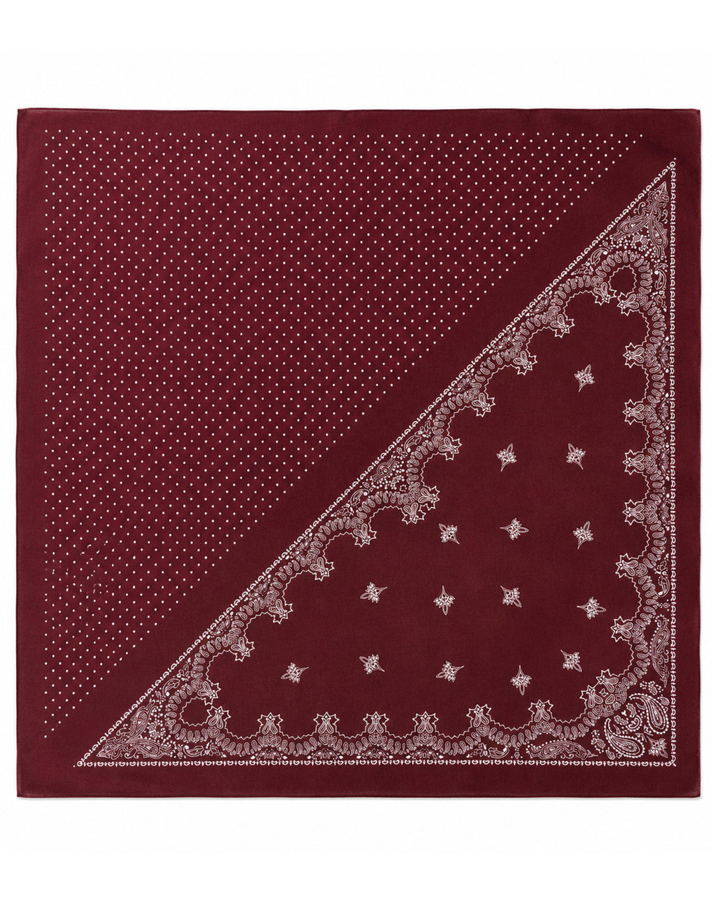 DESTIN Foulard Triangolo in Lana Double-Face Port