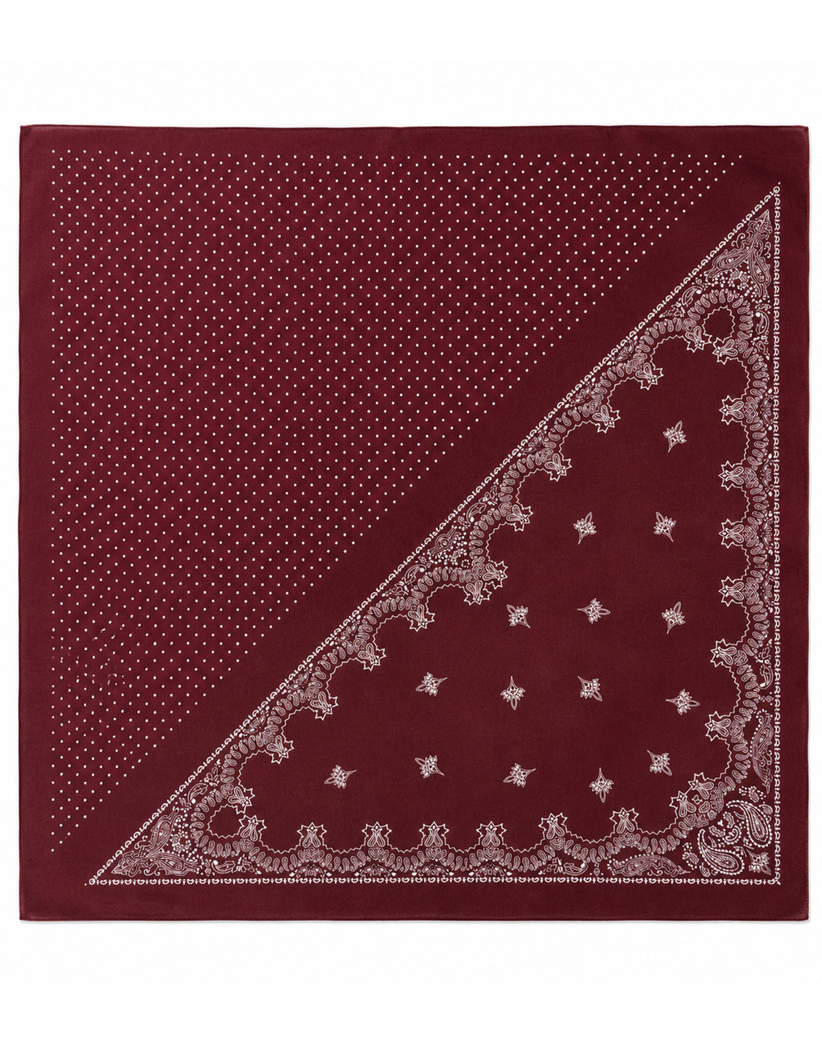 DESTIN Foulard Triangolo in Lana Double-Face Port