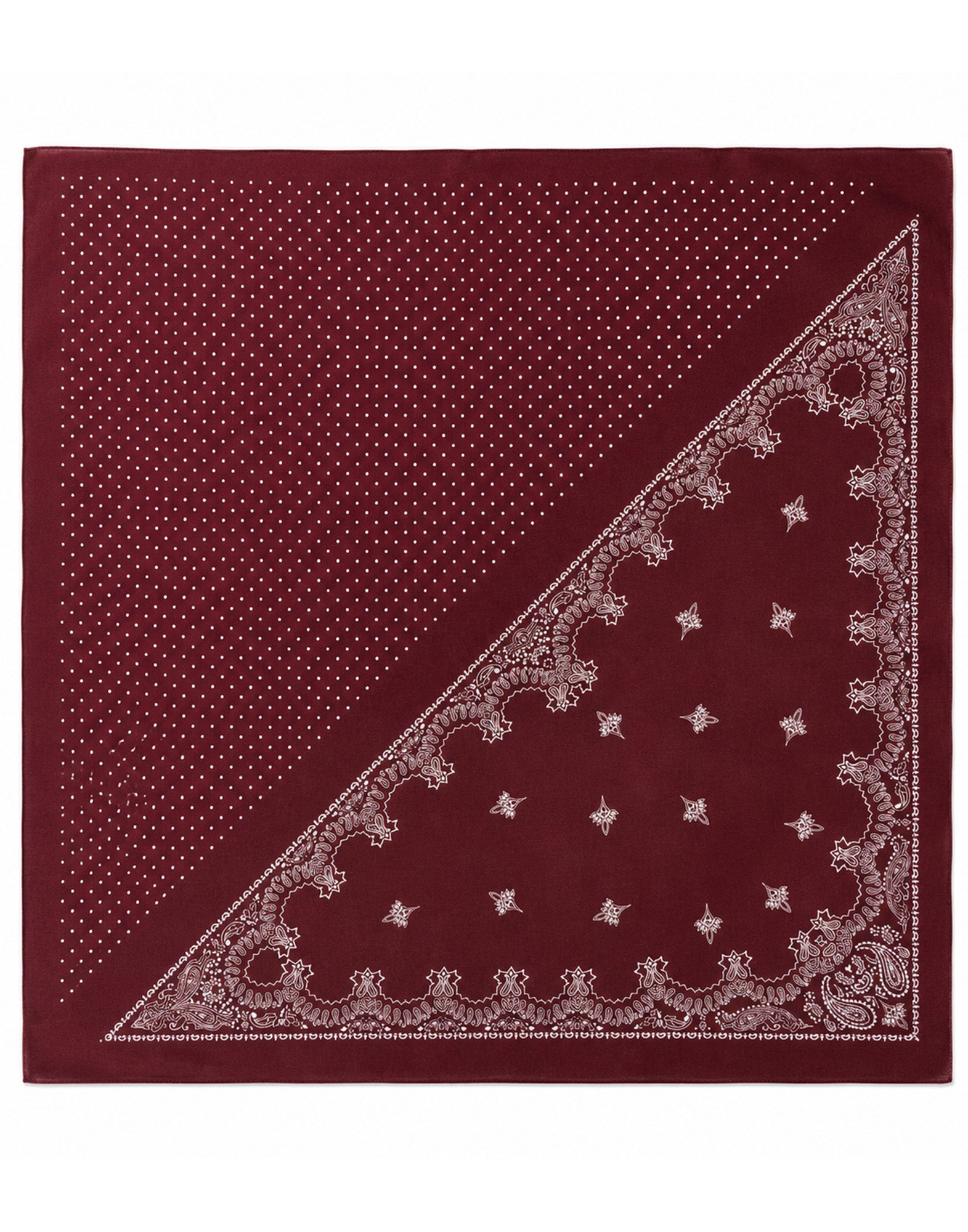 DESTIN Foulard Triangolo in Lana Double-Face Port