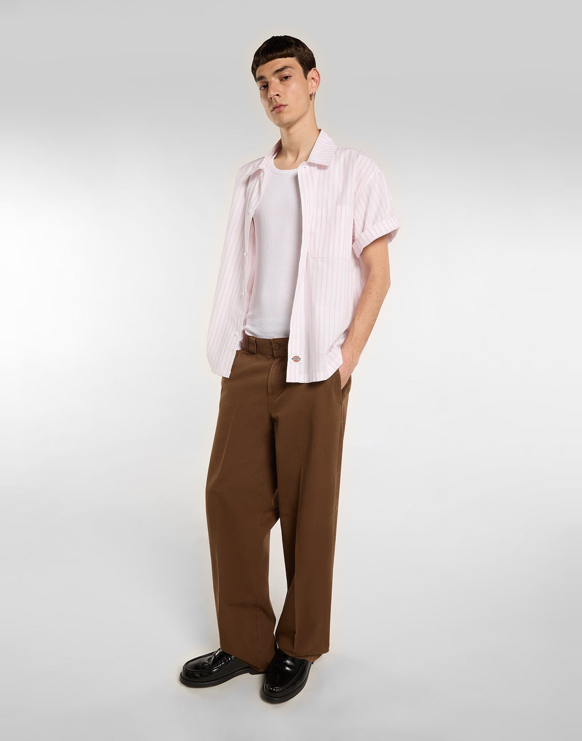 DICKIES Pantaloni 247 Loose Tinti in Capo Timber Brown