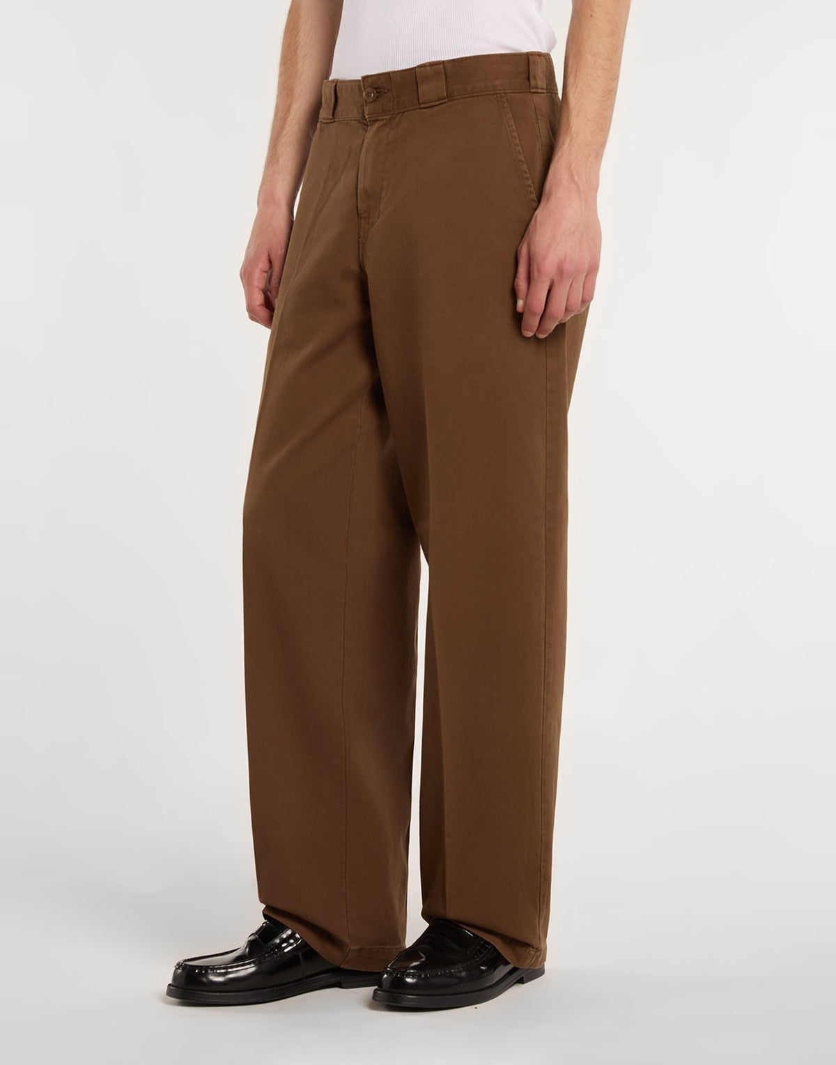 DICKIES Pantaloni 247 Loose Tinti in Capo Timber Brown