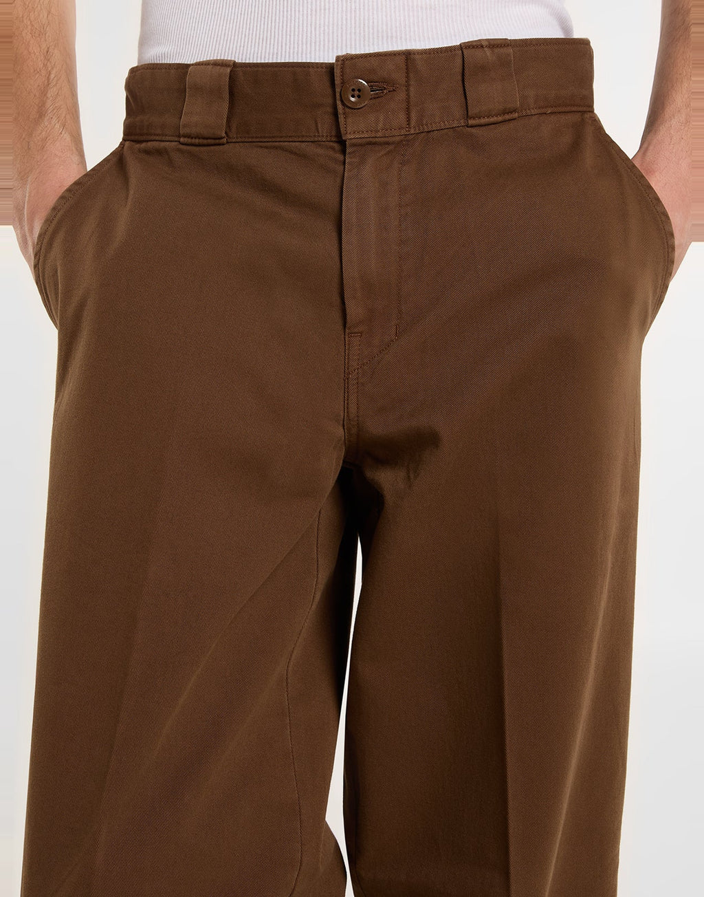DICKIES Pantaloni 247 Loose Tinti in Capo Timber Brown
