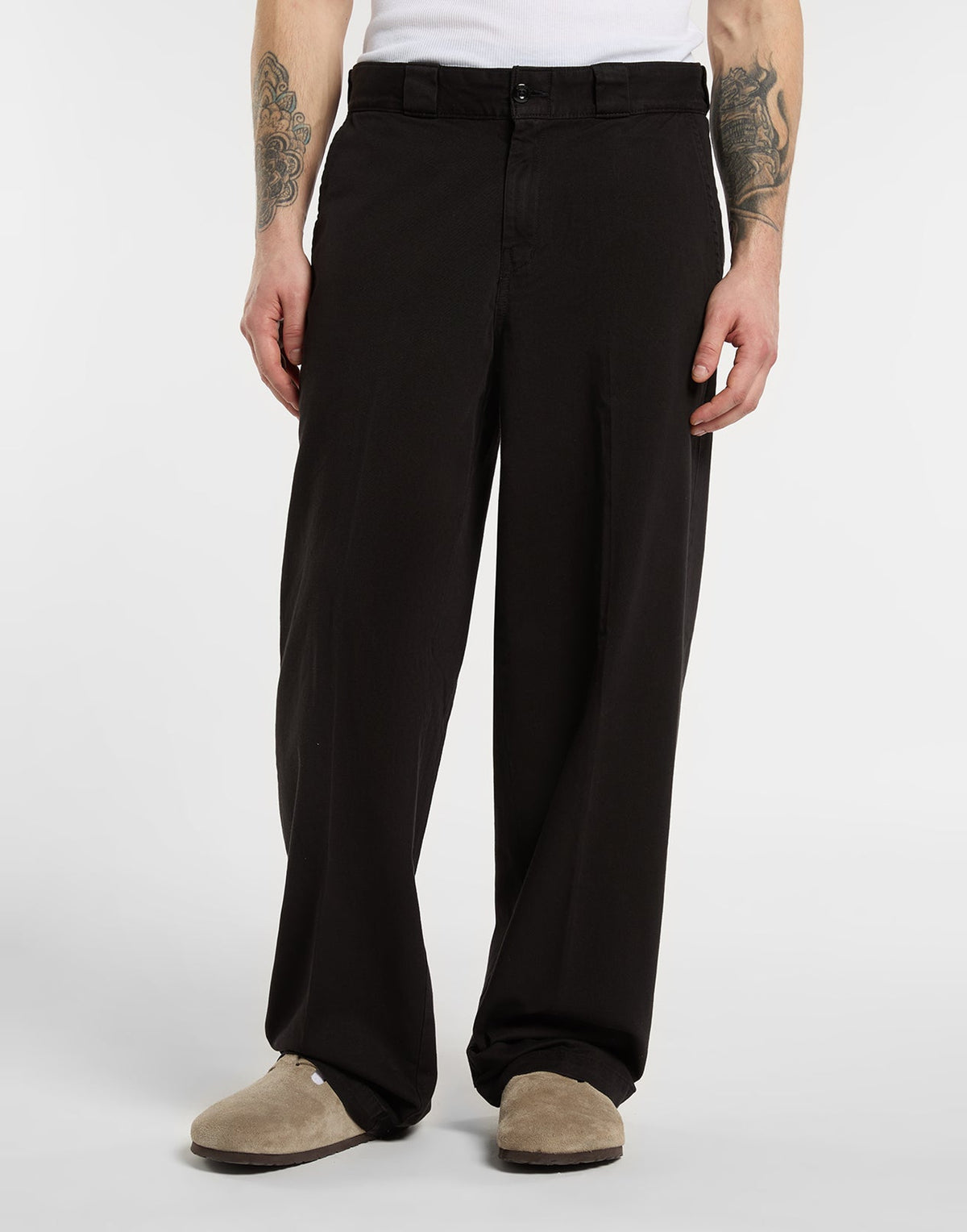 DICKIES Pantaloni 247 Loose Tinti in Capo Nero
