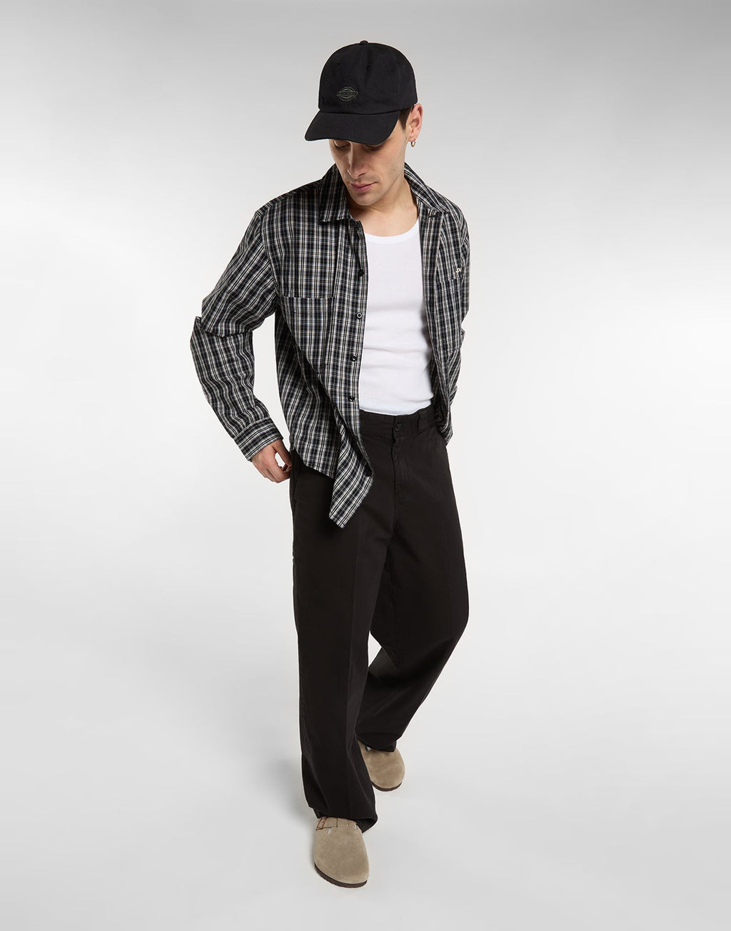 DICKIES Pantaloni 247 Loose Tinti in Capo Nero