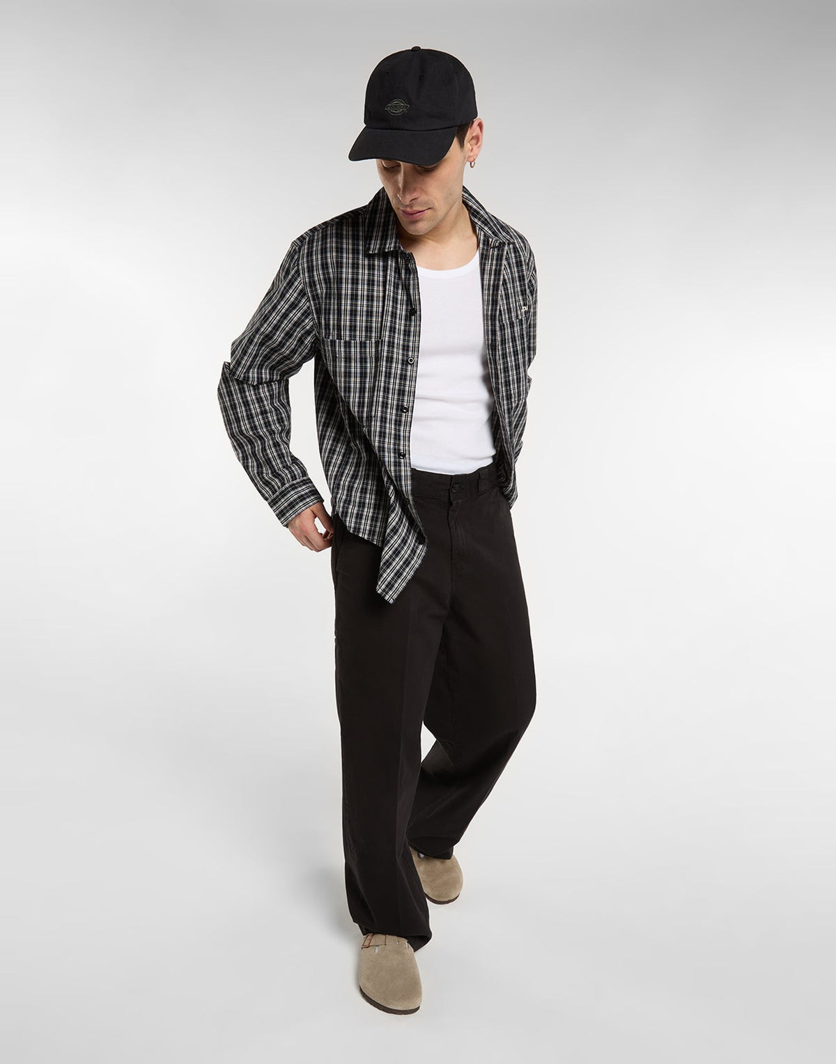 DICKIES Pantaloni 247 Loose Tinti in Capo Nero