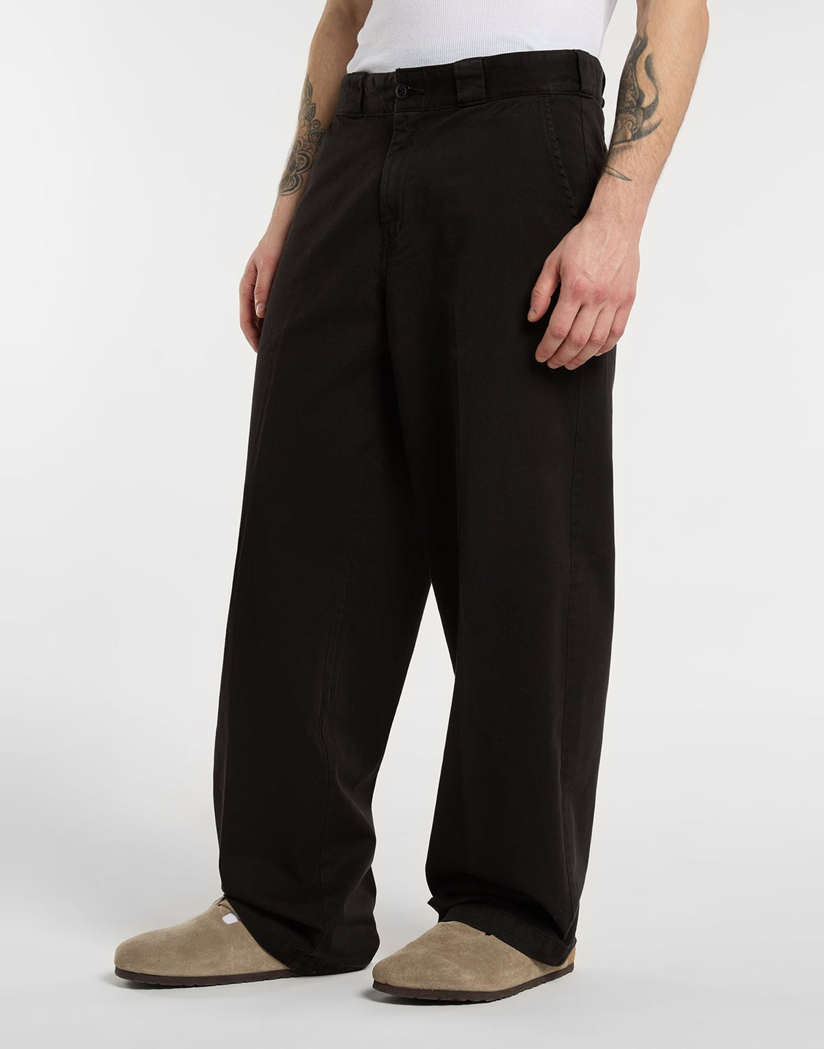 DICKIES Pantaloni 247 Loose Tinti in Capo Nero