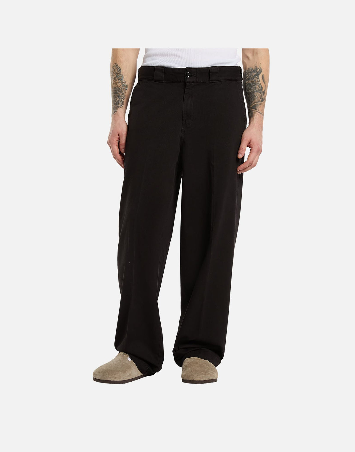 DICKIES Pantaloni 247 Loose Tinti in Capo Nero