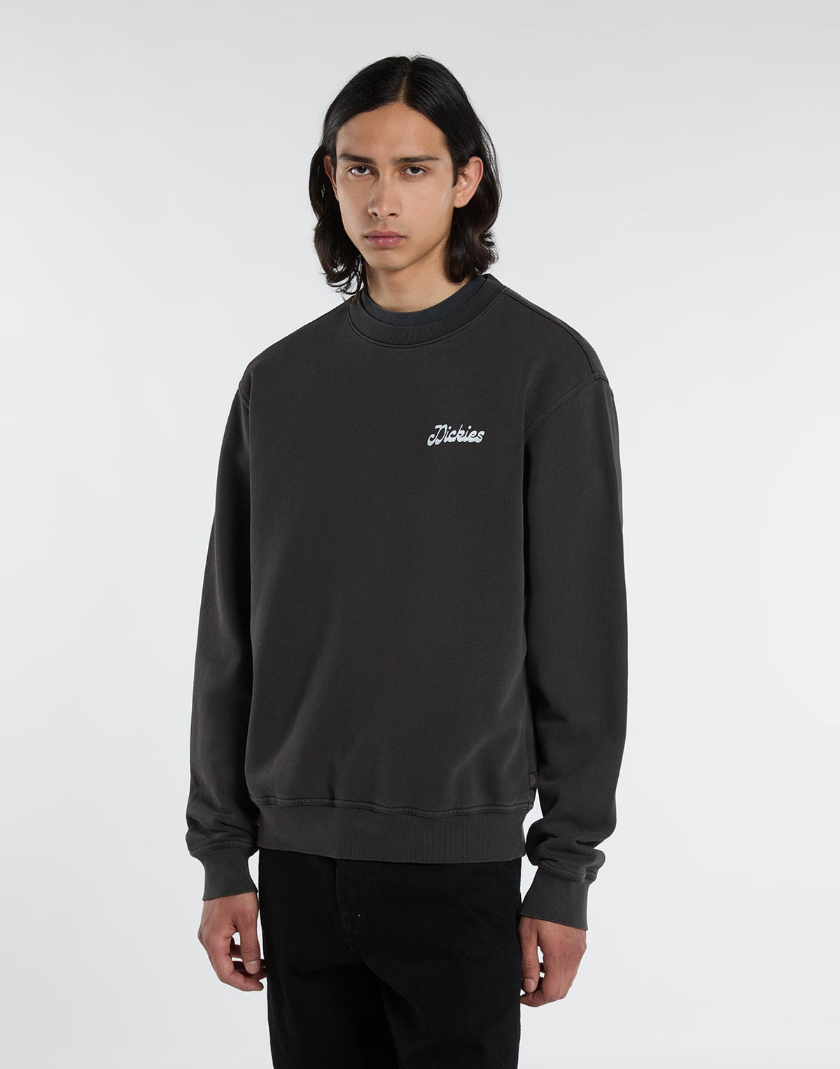 DICKIES Felpa Cornville Girocollo Nero
