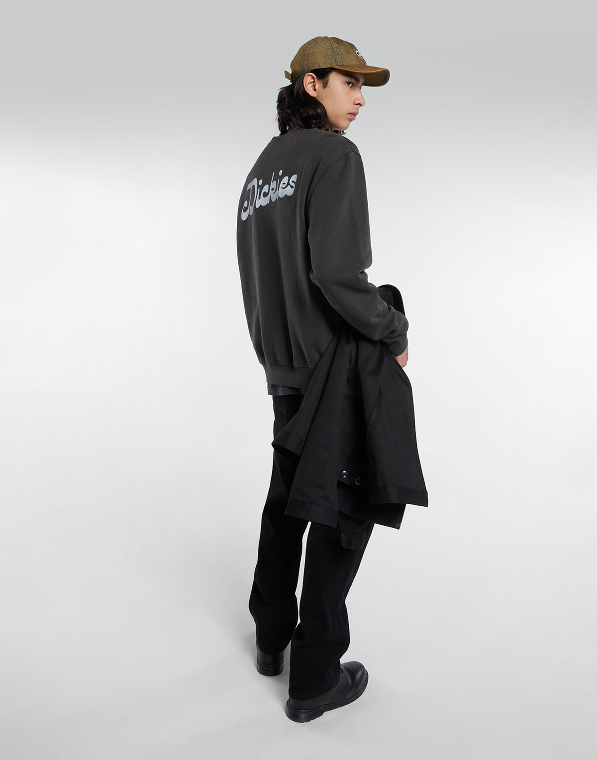 DICKIES Felpa Cornville Girocollo Nero