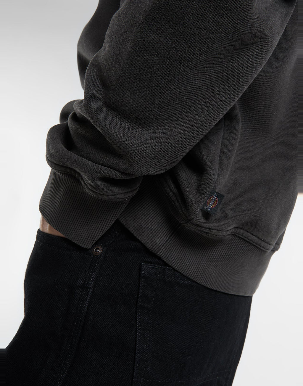 DICKIES Felpa Cornville Girocollo Nero