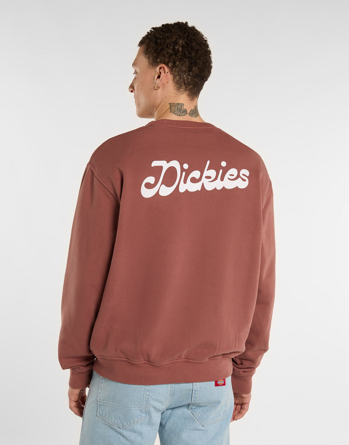 DICKIES Felpa Cornville Girocollo Maroon