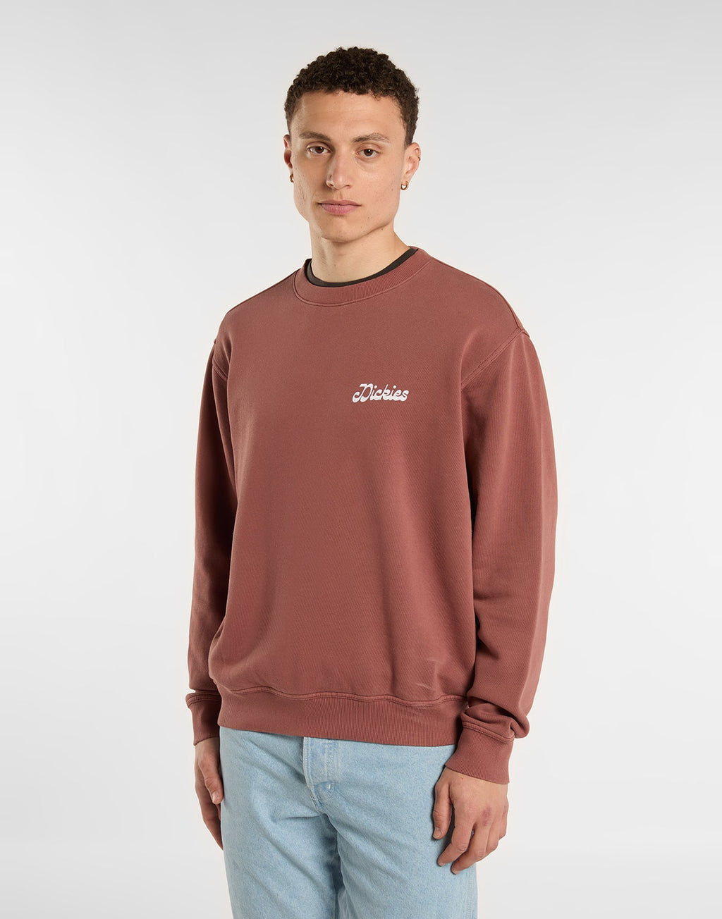 DICKIES Felpa Cornville Girocollo Maroon
