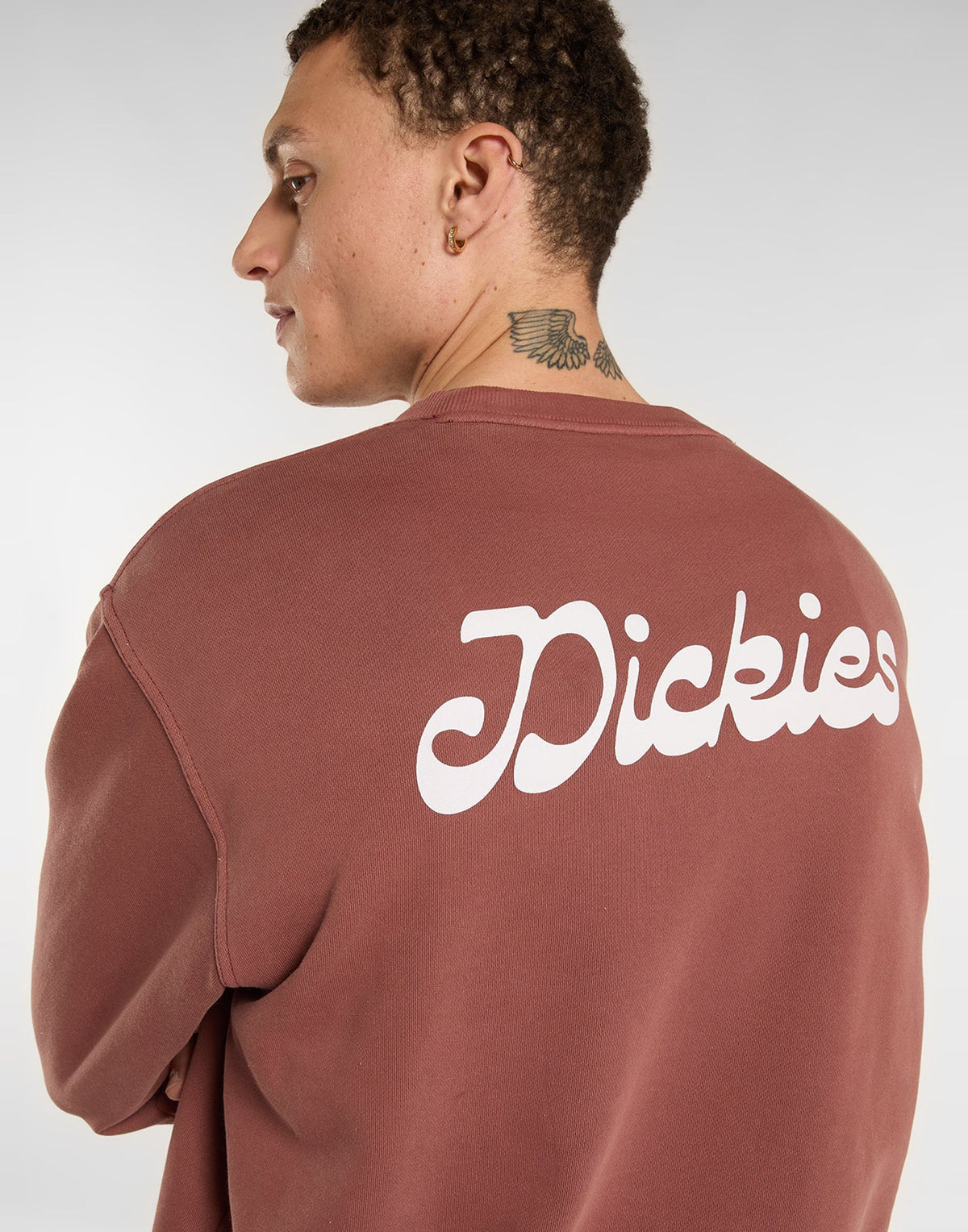 DICKIES Felpa Cornville Girocollo Maroon