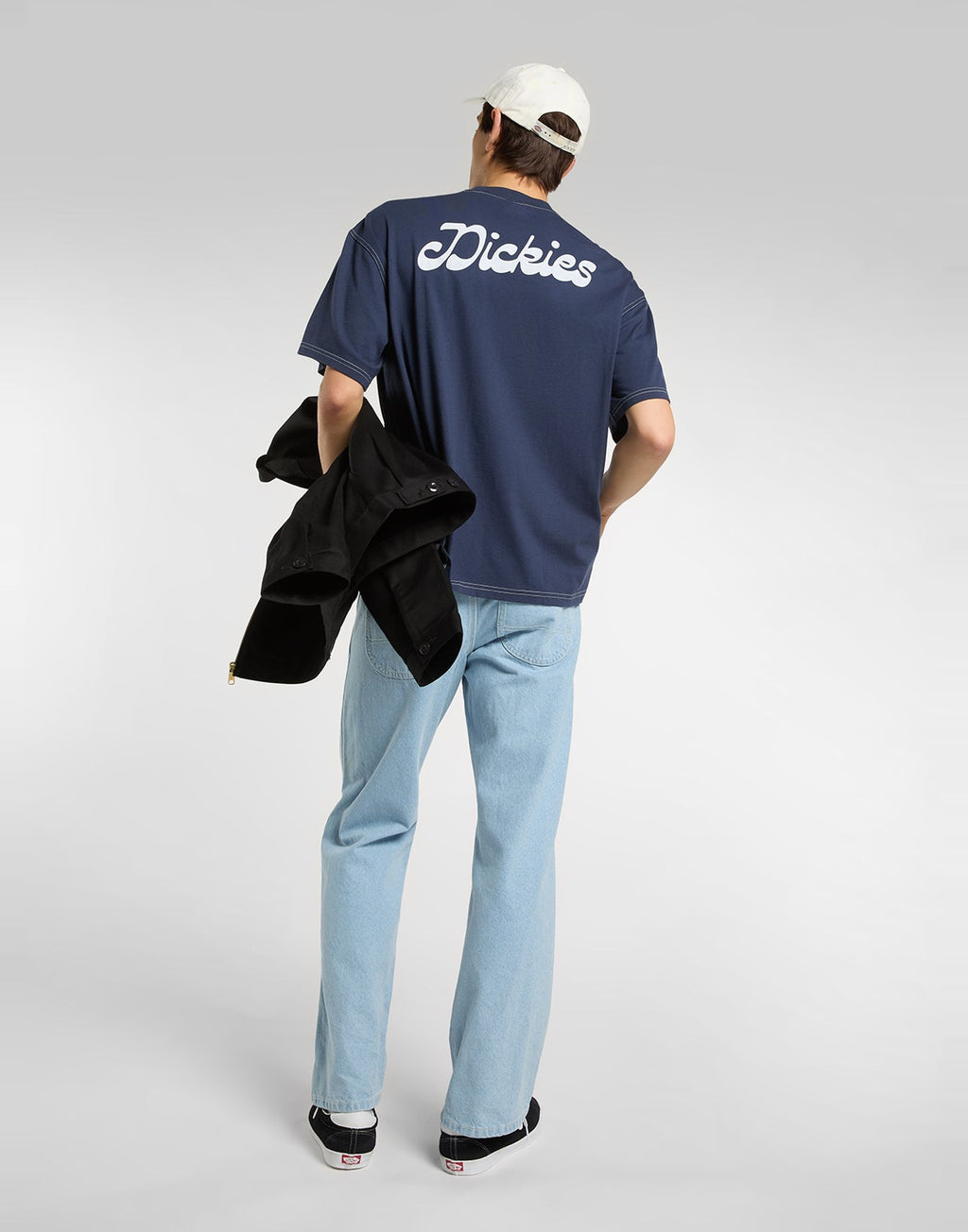 DICKIES T-shirt Cornville con Stampa Navy