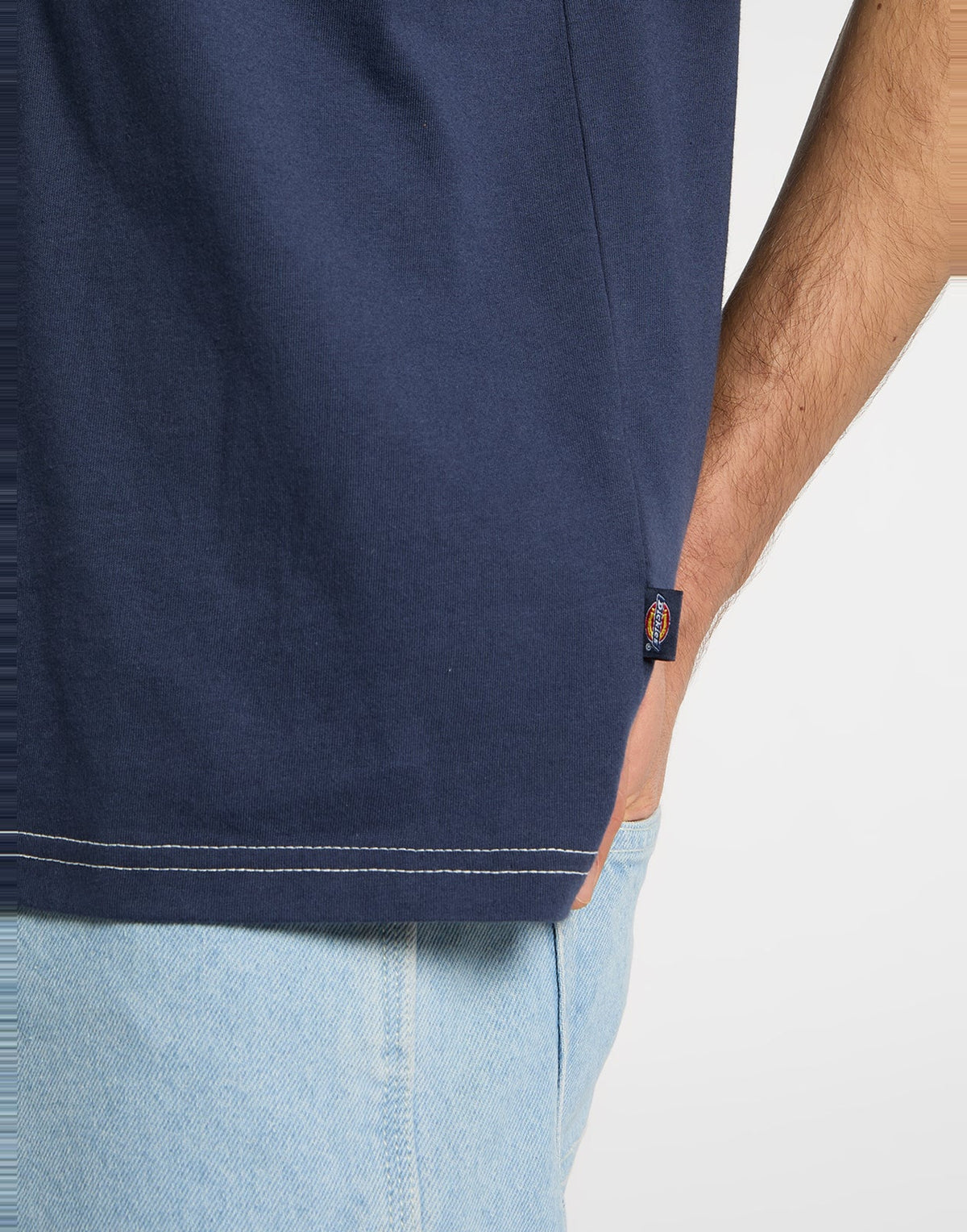 DICKIES T-shirt Cornville con Stampa Navy