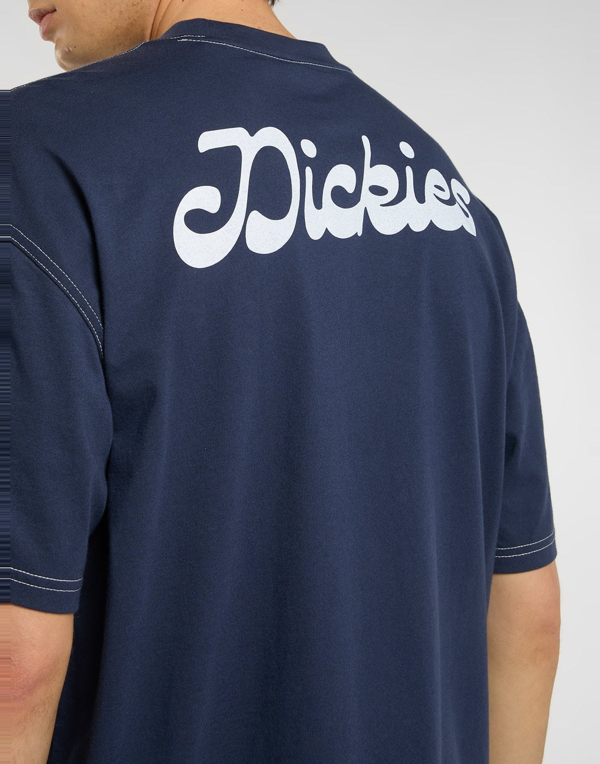 DICKIES T-shirt Cornville con Stampa Navy