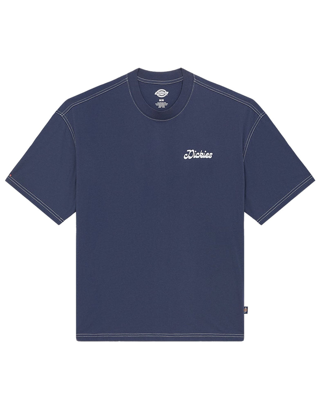 DICKIES T-shirt Cornville con Stampa Navy