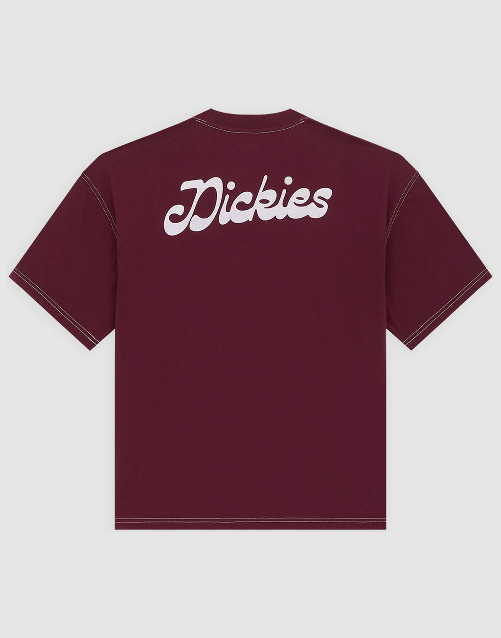 DICKIES T-shirt Cornville con Stampa Maroon